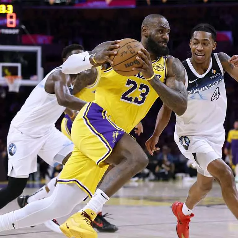Lebron James de los Lakers de los Angeles